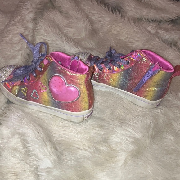 Twinkle Toes Pink Light Up Sneakers Size 1. Used in Good Condition. - Picture 5 of 7